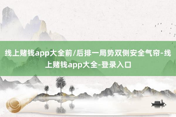 线上赌钱app大全前/后排一局势双侧安全气帘-线上赌钱app大全-登录入口