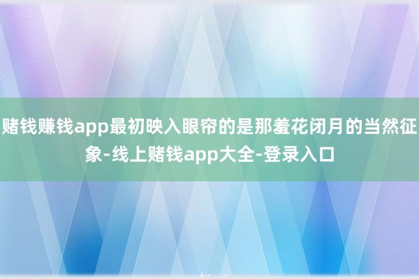 赌钱赚钱app最初映入眼帘的是那羞花闭月的当然征象-线上赌钱app大全-登录入口