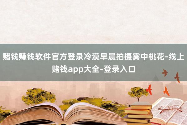 赌钱赚钱软件官方登录冷漠早晨拍摄雾中桃花-线上赌钱app大全-登录入口